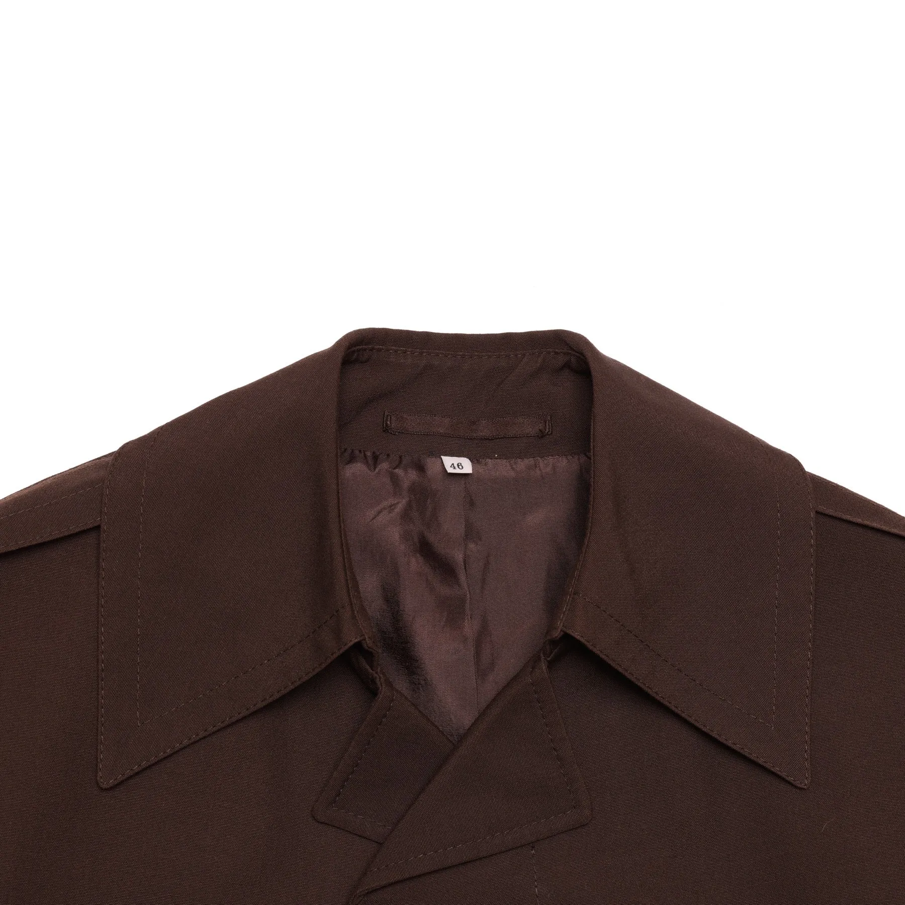 70s, Trevira Viscose Twill, Napoleon Collar, Militarized Formalwear