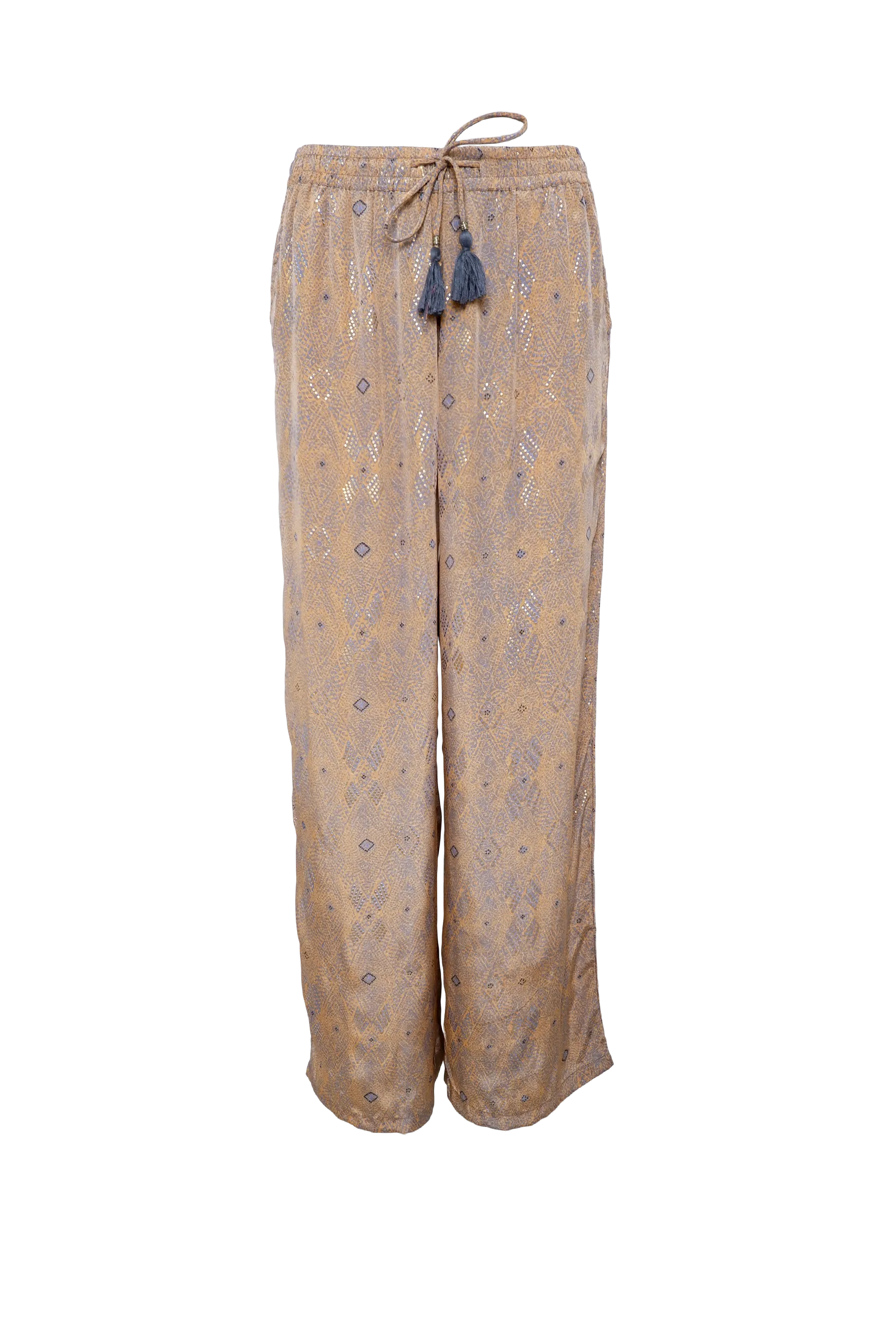 Black Colour BCLuna Straight Leg Trousers - Argyle Sand