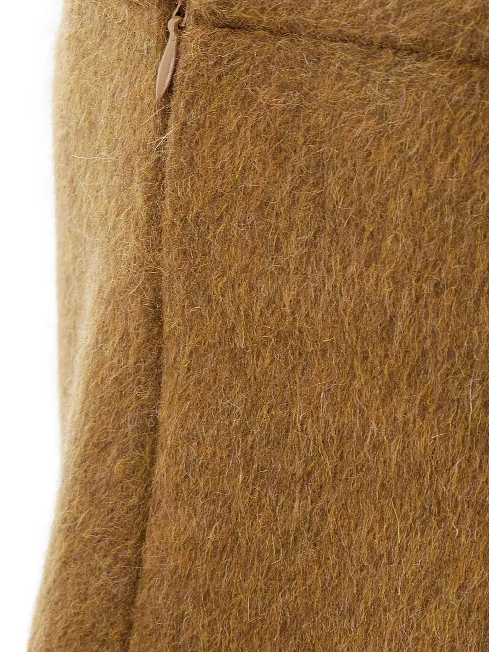 Bottega Veneta Brown Wool Mohair Skirt