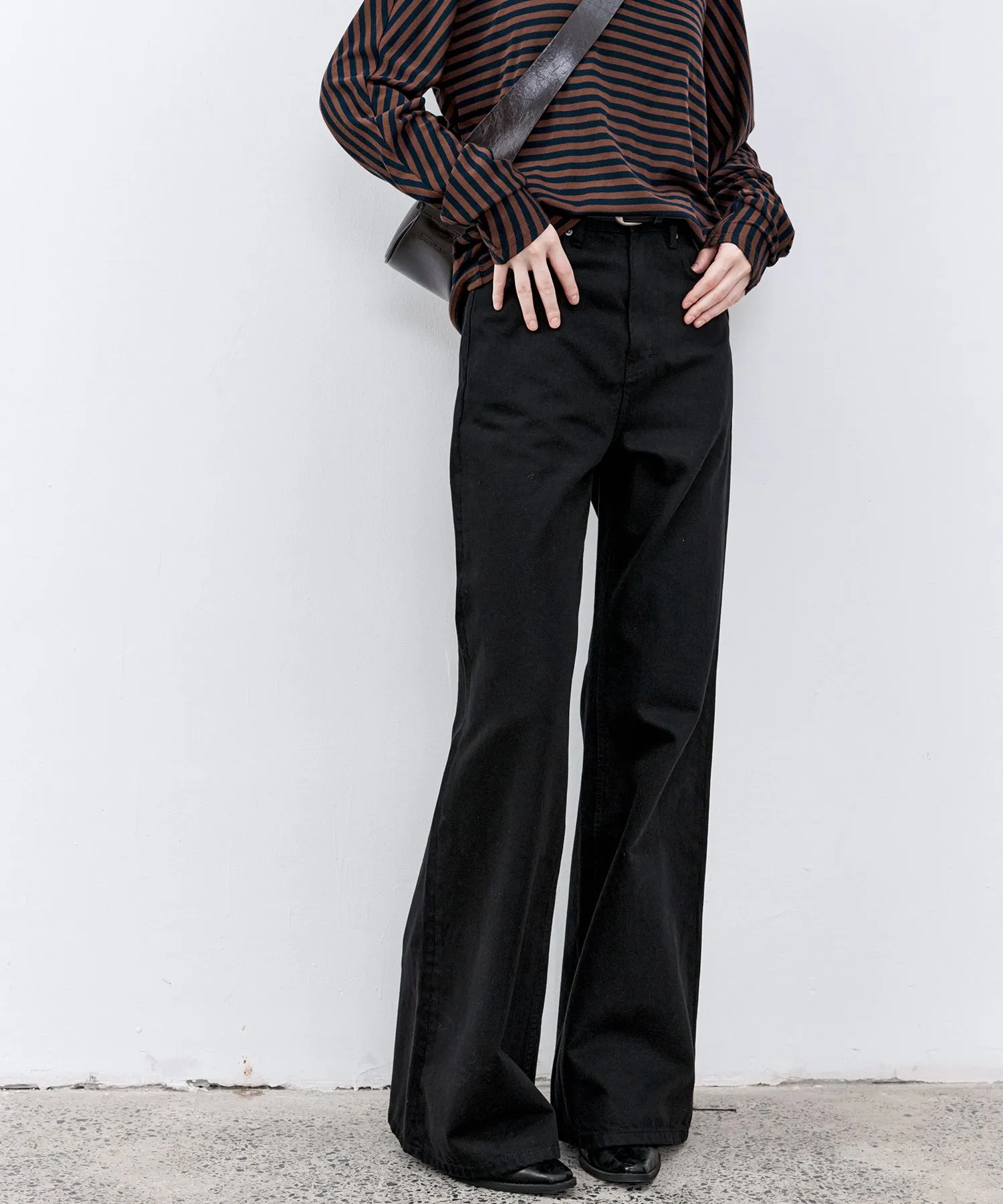 Classic Flared Denim Pants
