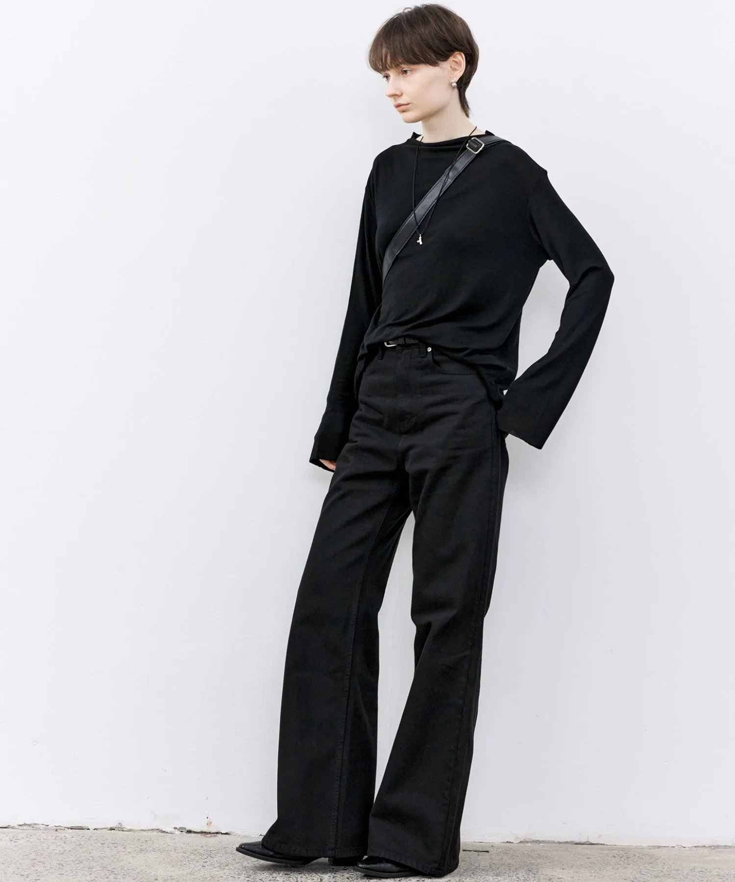 Classic Flared Denim Pants