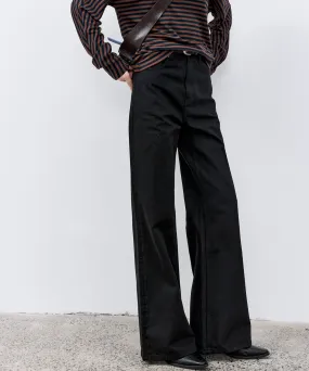 Classic Flared Denim Pants