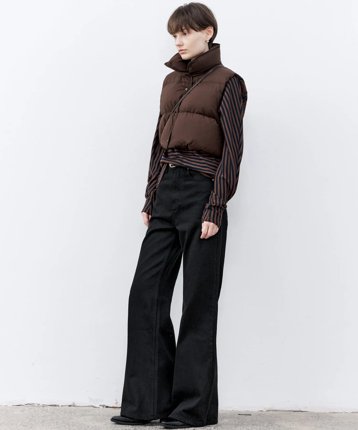 Classic Flared Denim Pants