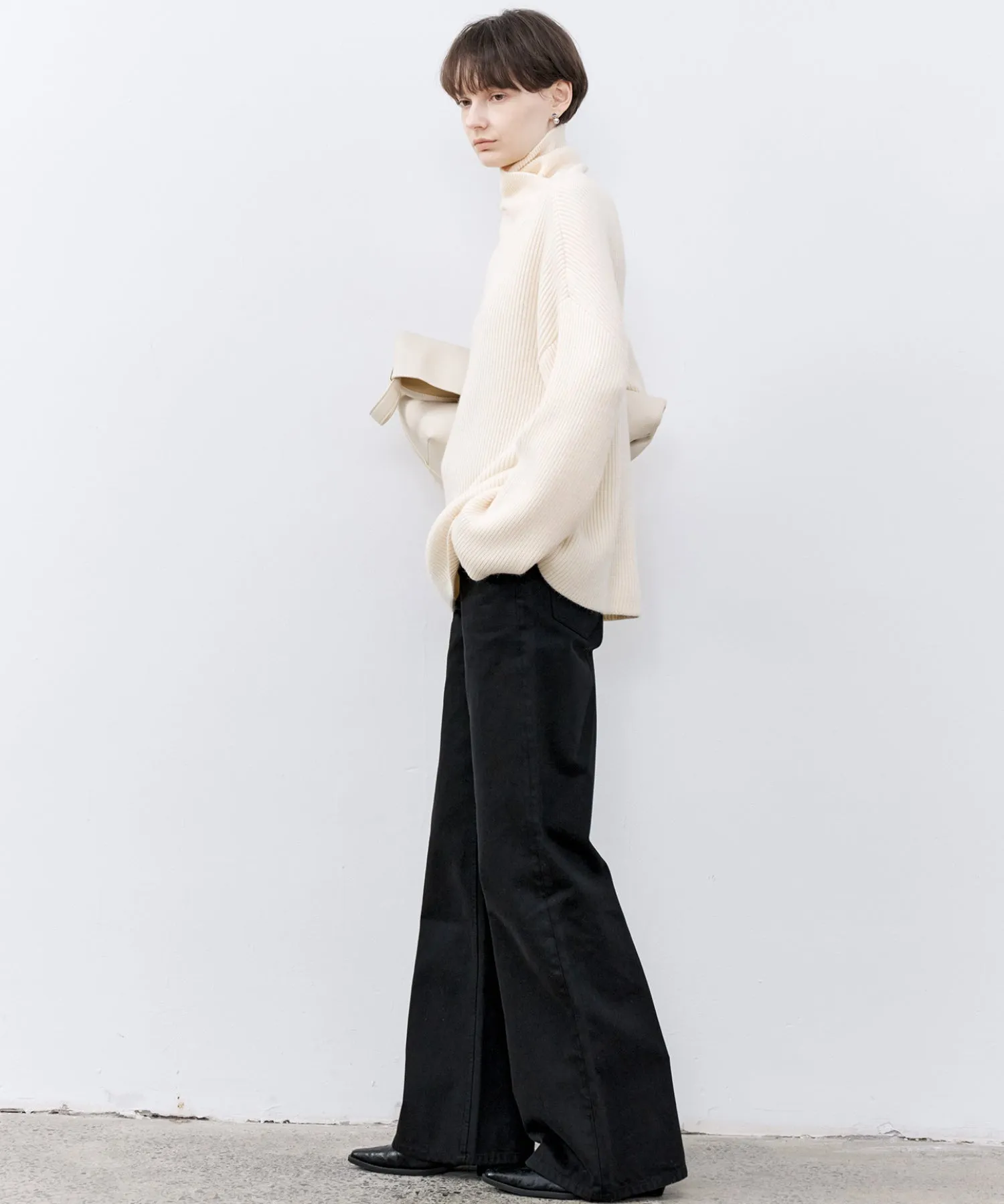 Classic Flared Denim Pants