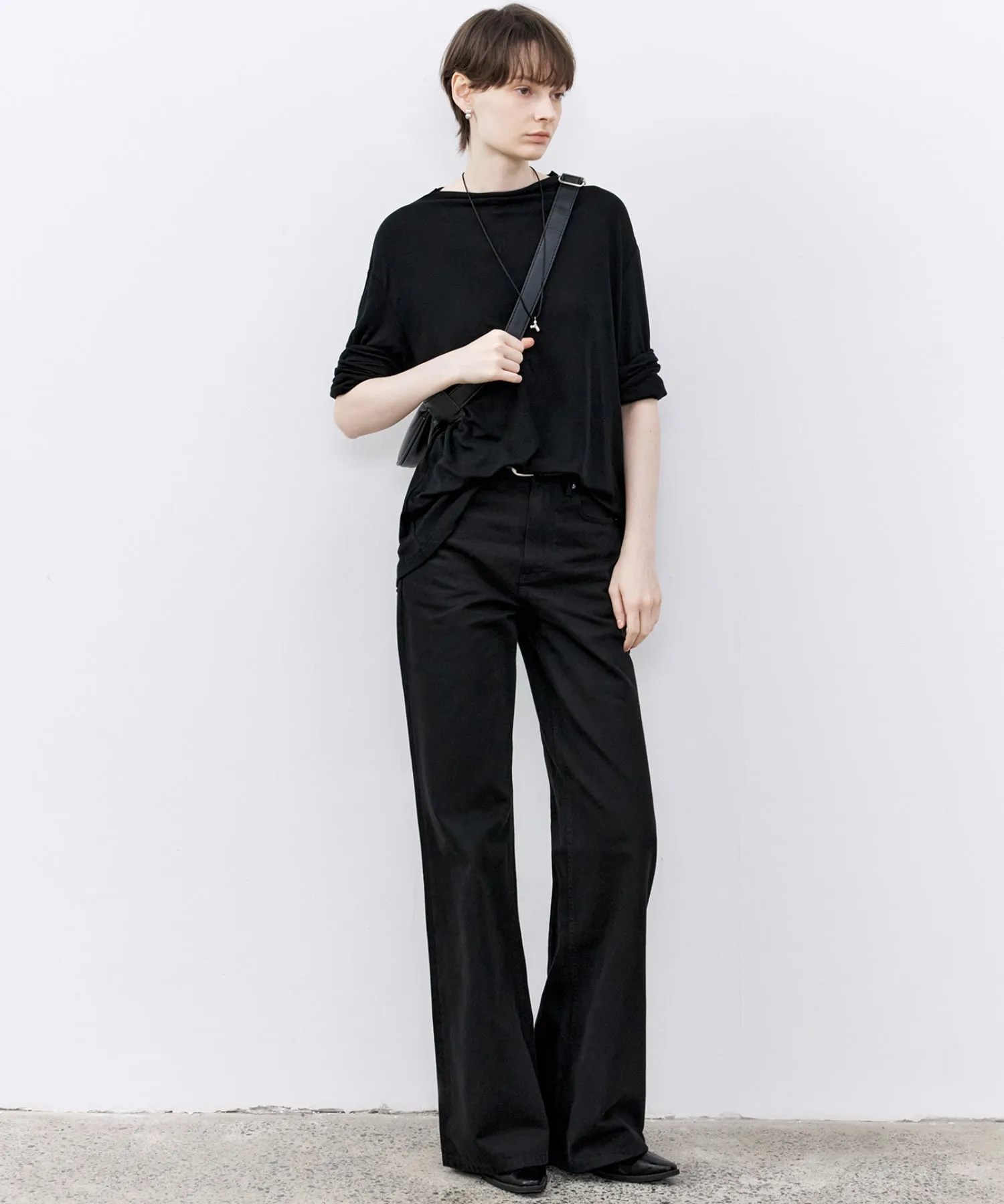 Classic Flared Denim Pants