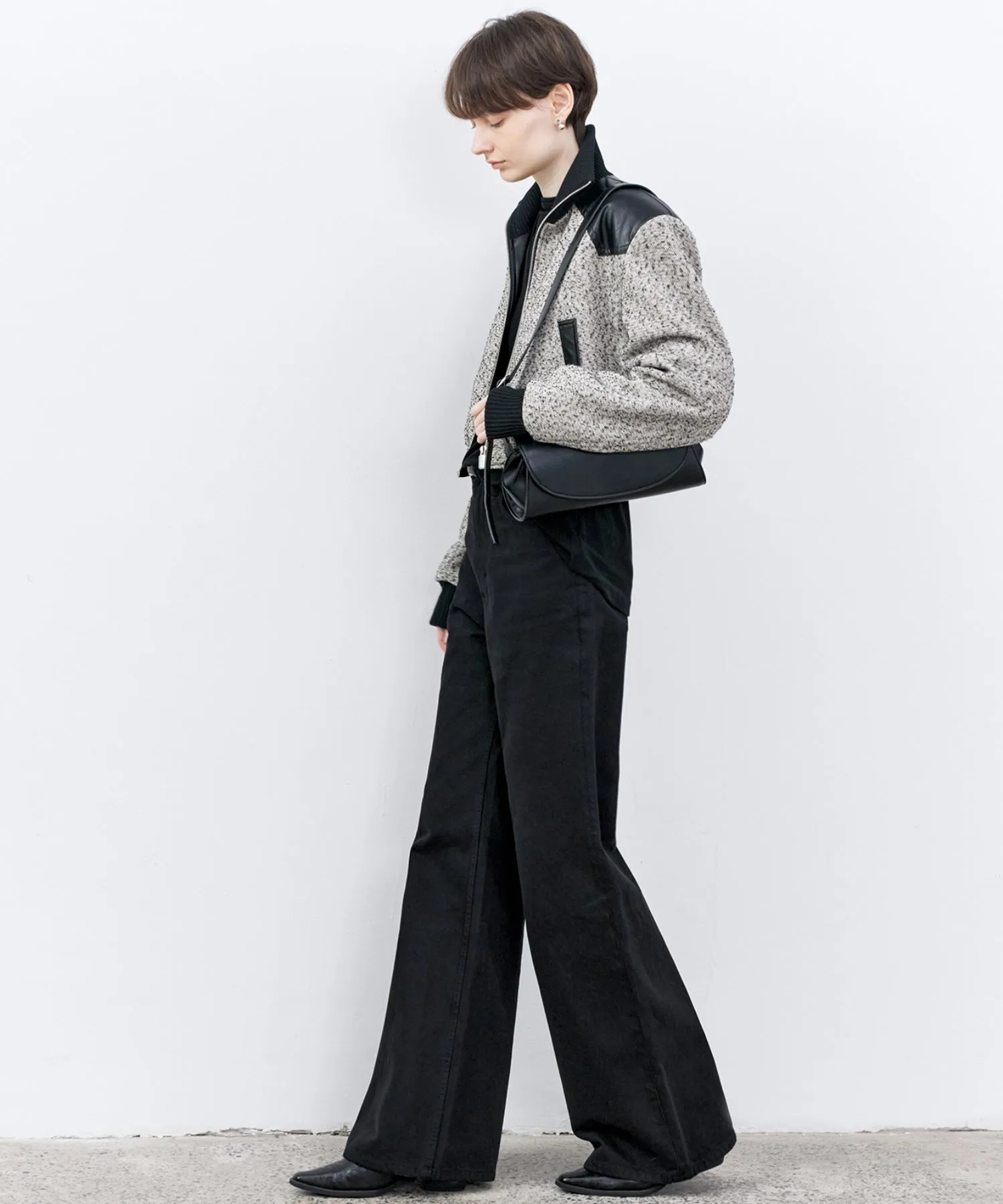 Classic Flared Denim Pants