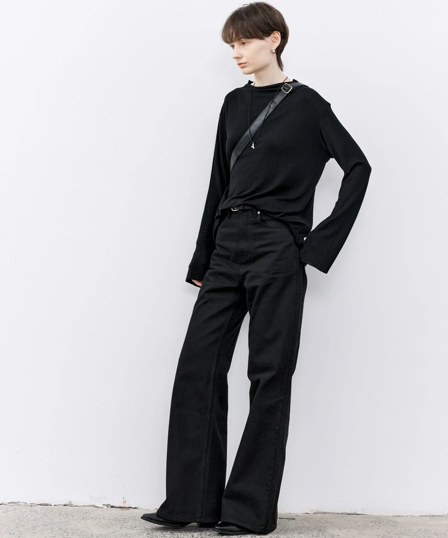 Classic Flared Denim Pants