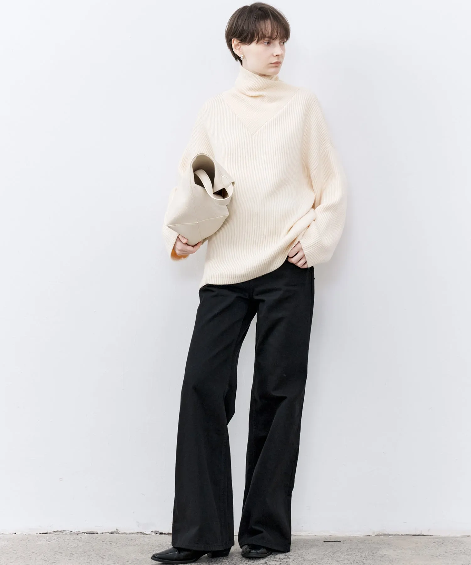 Classic Flared Denim Pants