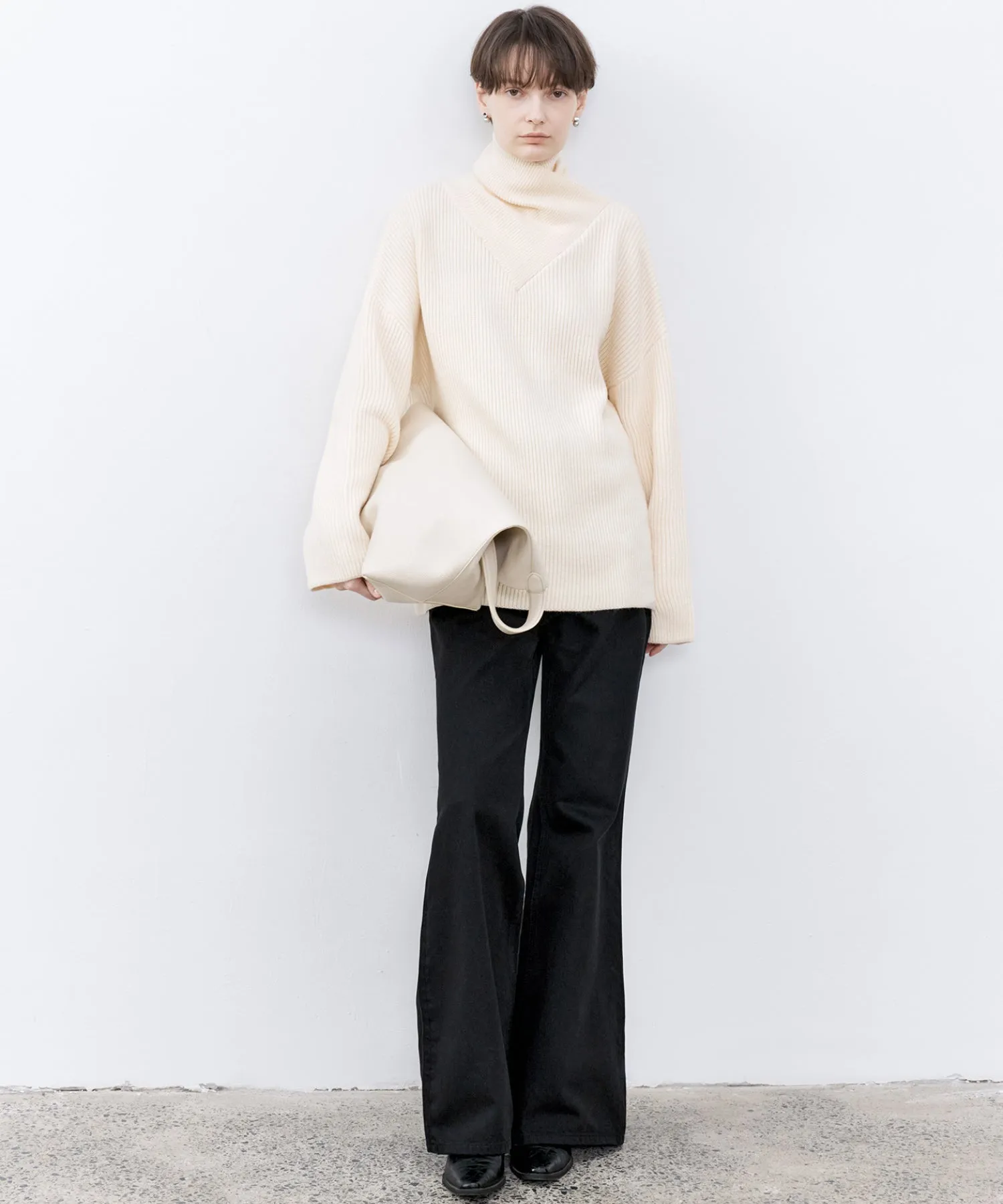 Classic Flared Denim Pants