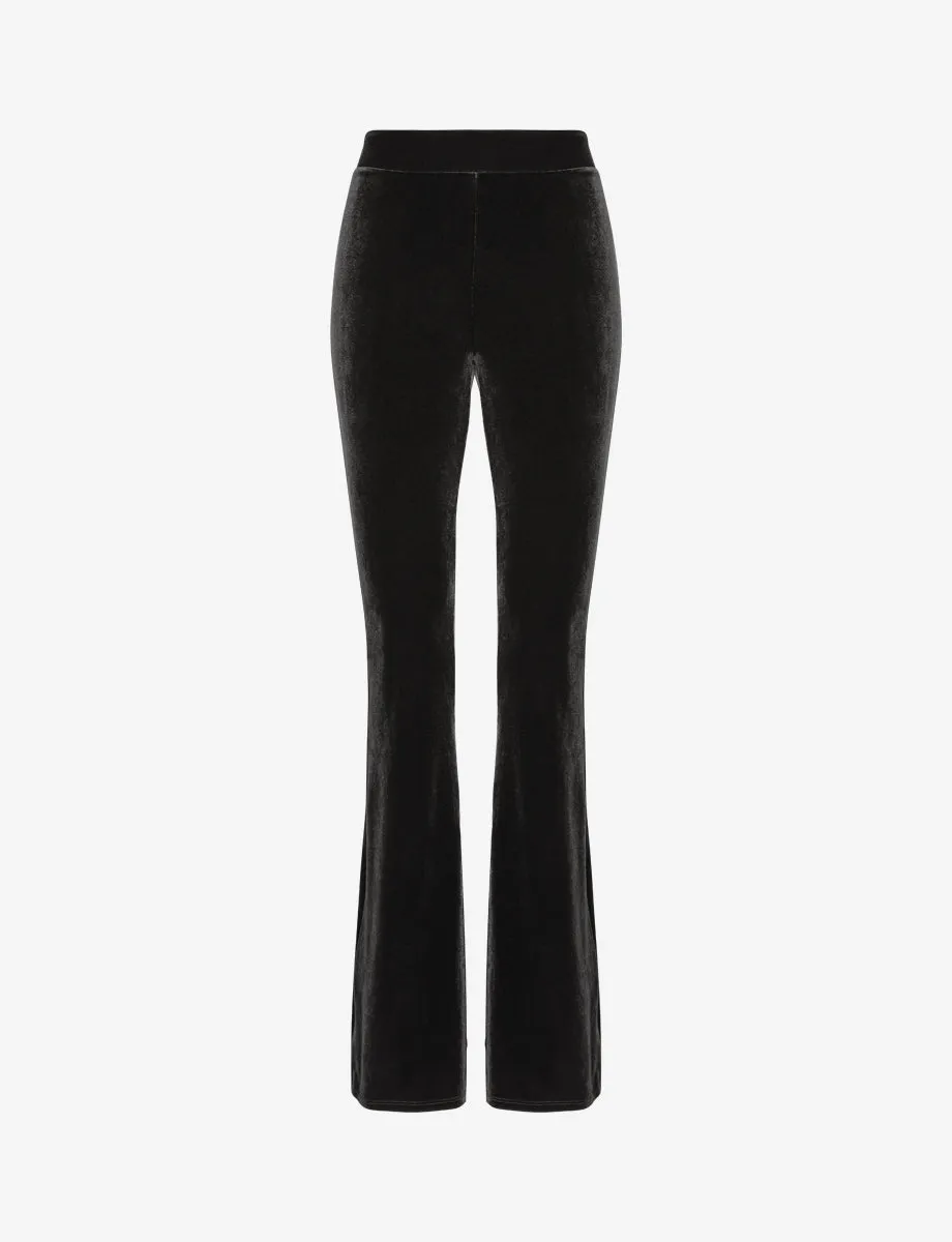Commando Velvet Flare Legging - Black