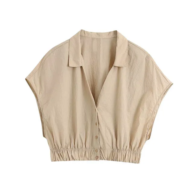 CROPPED BLOUSE