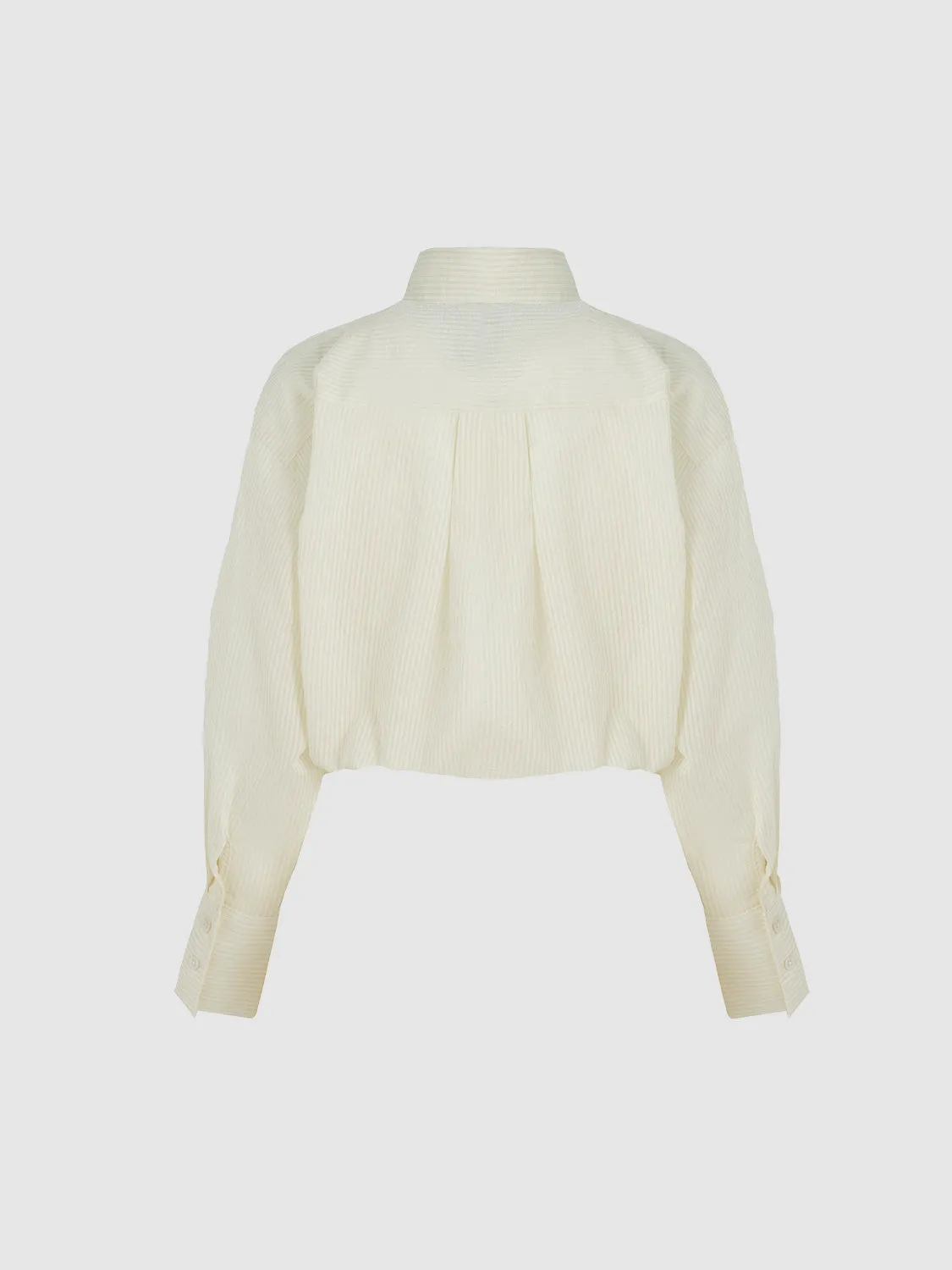 Cropped Button Up Overhead Shirts