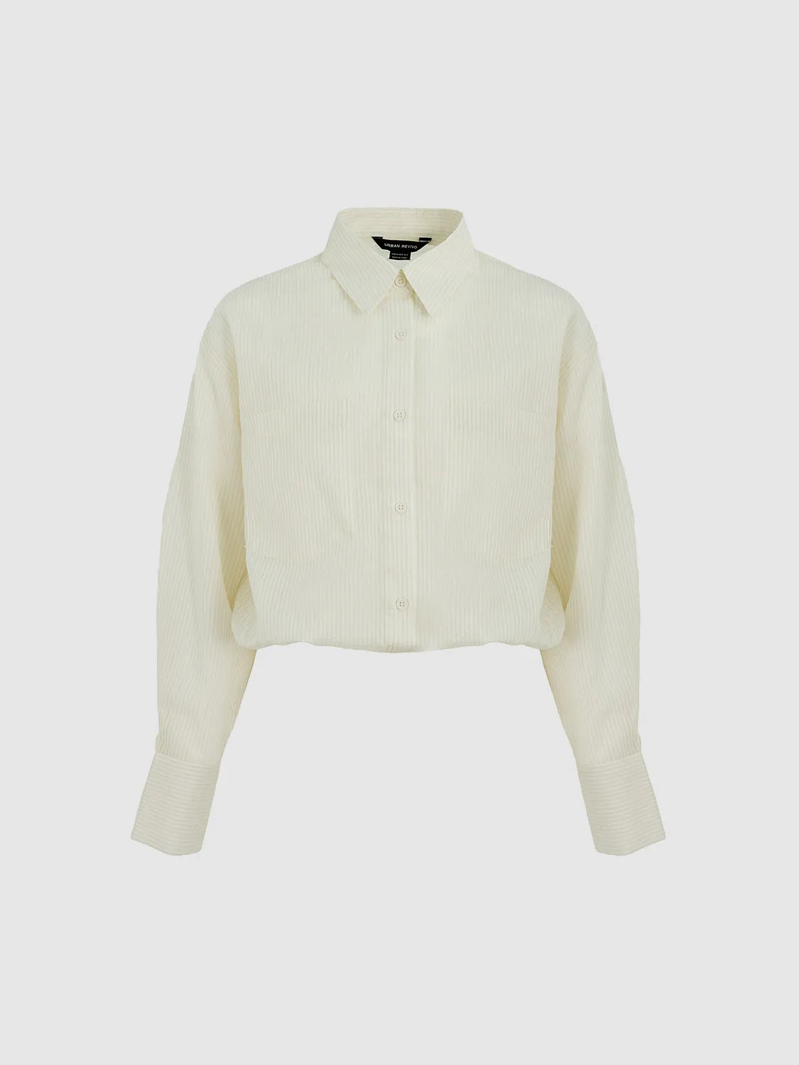 Cropped Button Up Overhead Shirts