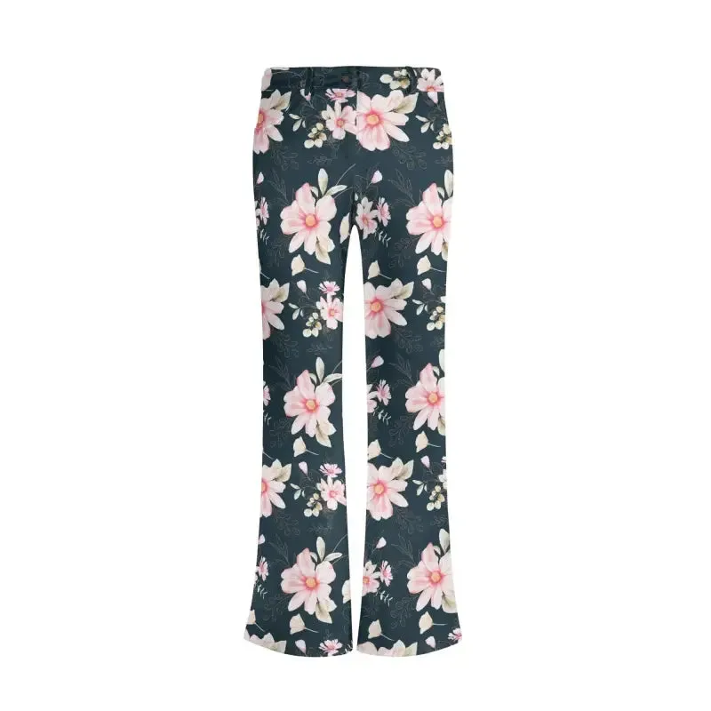 Floral Print Flare Pants for the Ultimate Garden Party Vibes