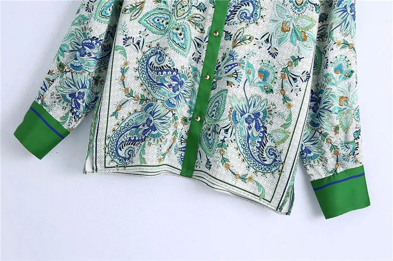 FLOWING PRINTED SHIRT
