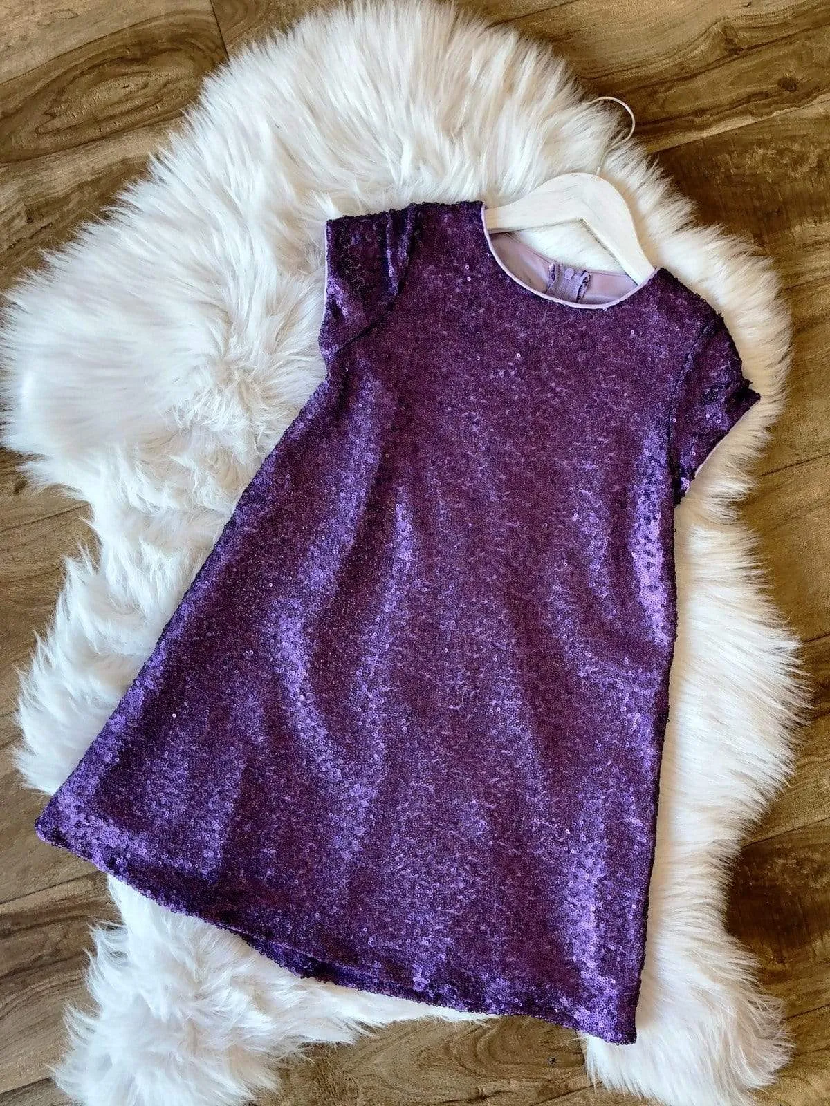 Glamorous Sequin Shift Dress Blush