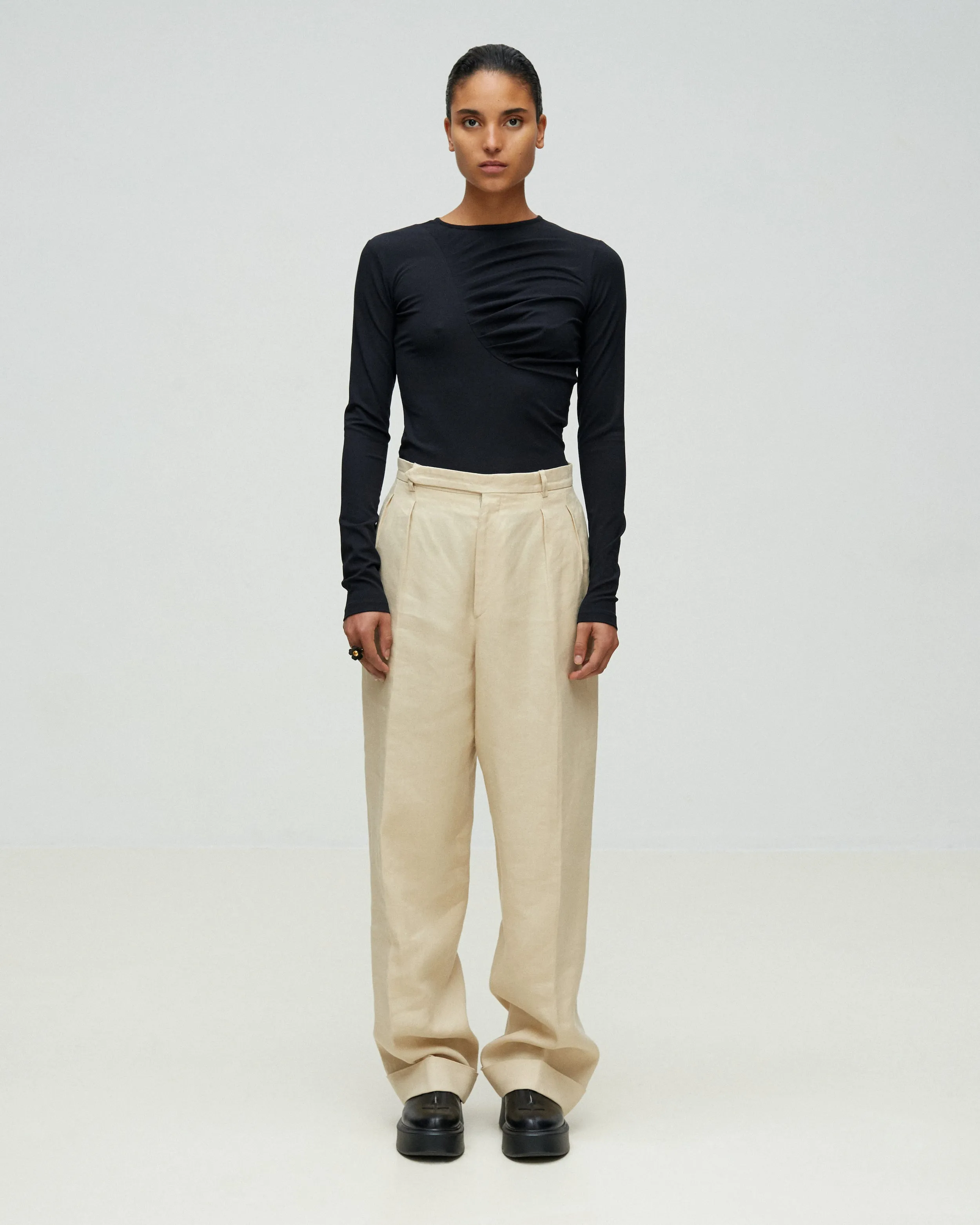 LINEN TROUSERS