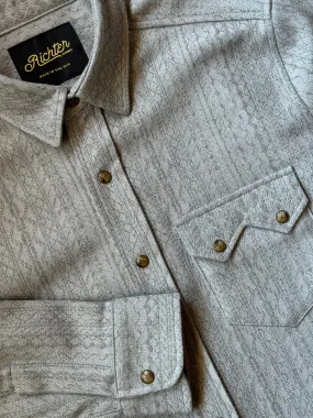 Livingston Cable Jacquard in Grey