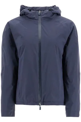 short waterproof breathable outdoor jacket dark blue GI00114DL 11128 BLU
