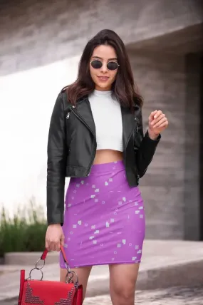 Simple Geometric Pattern 3 itp Poster Pencil Skirt