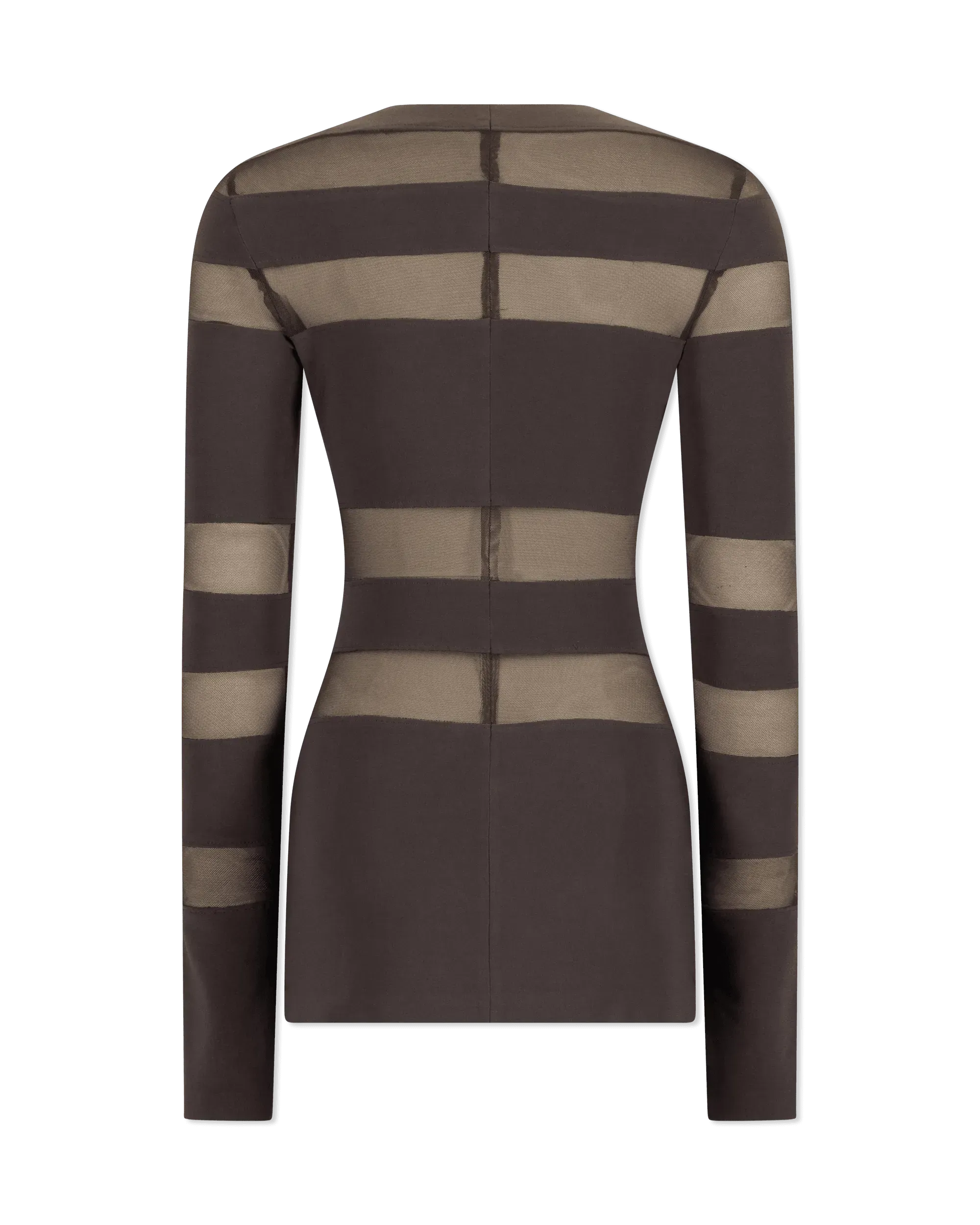 Spliced Long-Sleeve Top