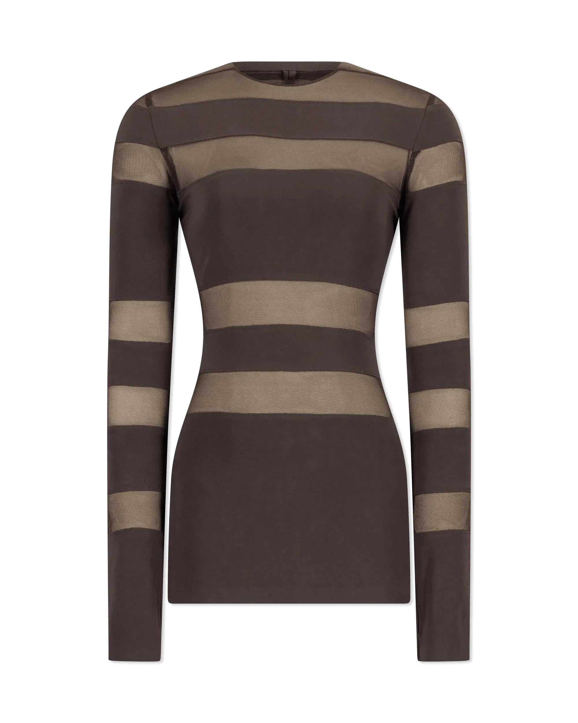 Spliced Long-Sleeve Top
