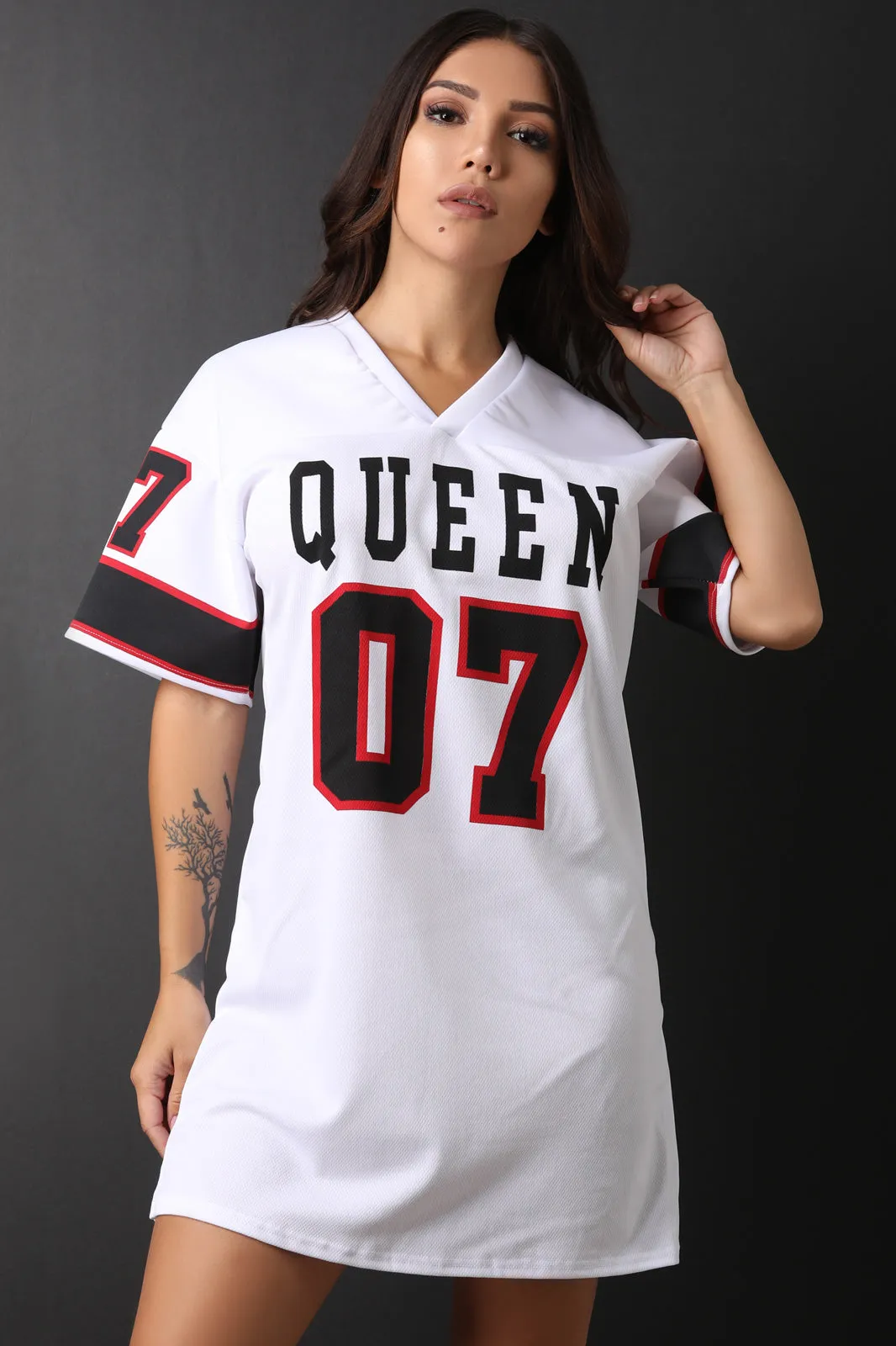 Sporty Queen T-Shirt Dress