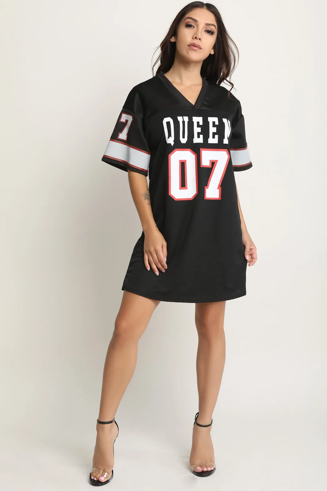 Sporty Queen T-Shirt Dress