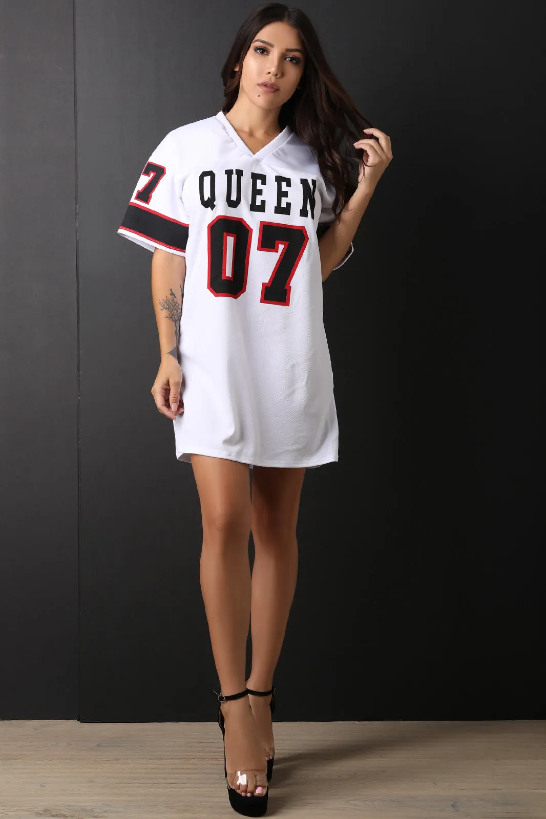 Sporty Queen T-Shirt Dress