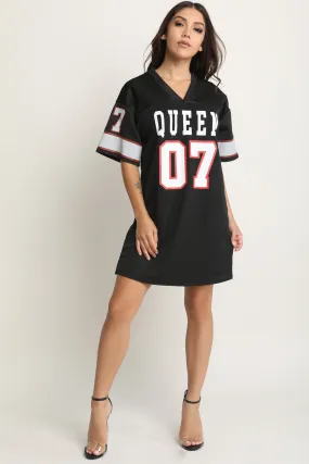 Sporty Queen T-Shirt Dress