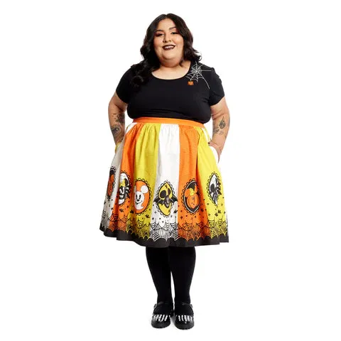 SS Disney Mic & Min Candy Corn Kitsch Sandy Skirt