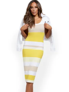 Stripe Everyday Midi Dress