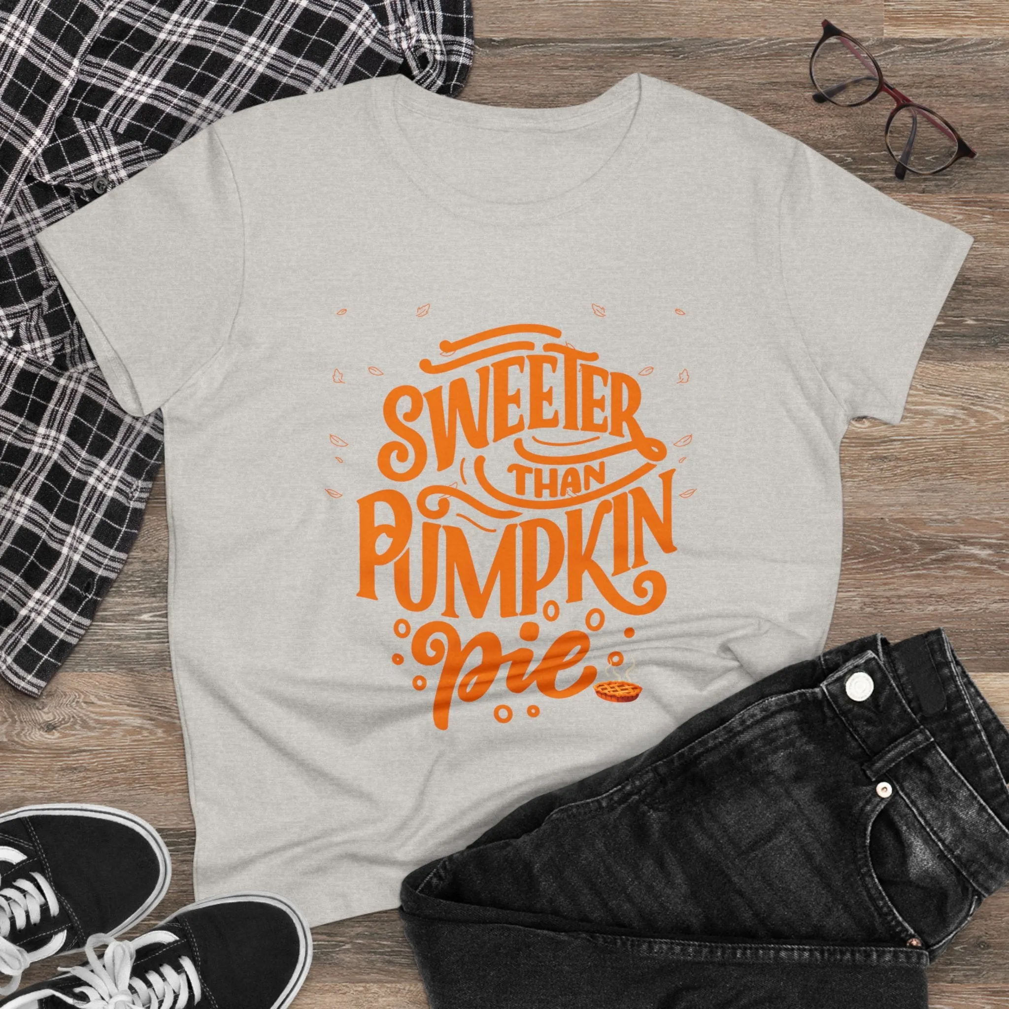 Sweeter Than Pumpkin Pie | Women's Midweight Cotton Tee
