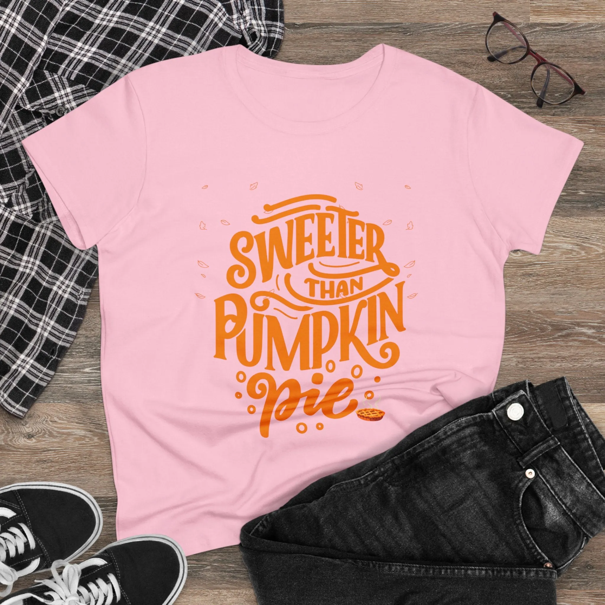 Sweeter Than Pumpkin Pie | Women's Midweight Cotton Tee