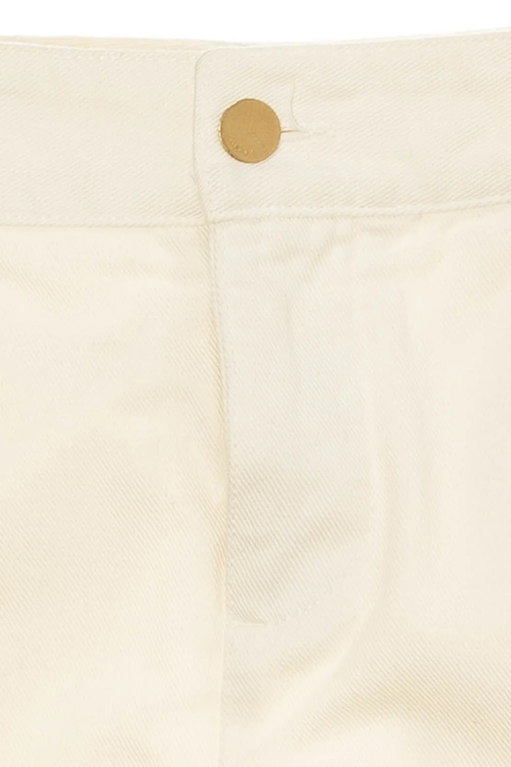 Tom Ford For Gucci - White Jean Pencil Skirt with Back Slit - IT 40
