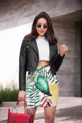 Tropical Garden Poster (1) Pencil Skirt