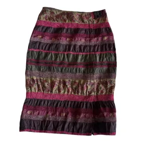 VTG Patchwork Pencil Skirt (S/M)
