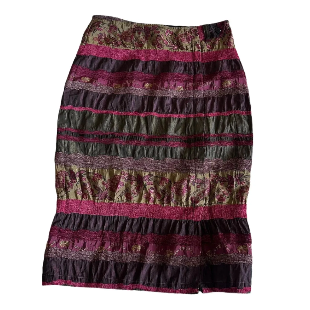VTG Patchwork Pencil Skirt (S/M)