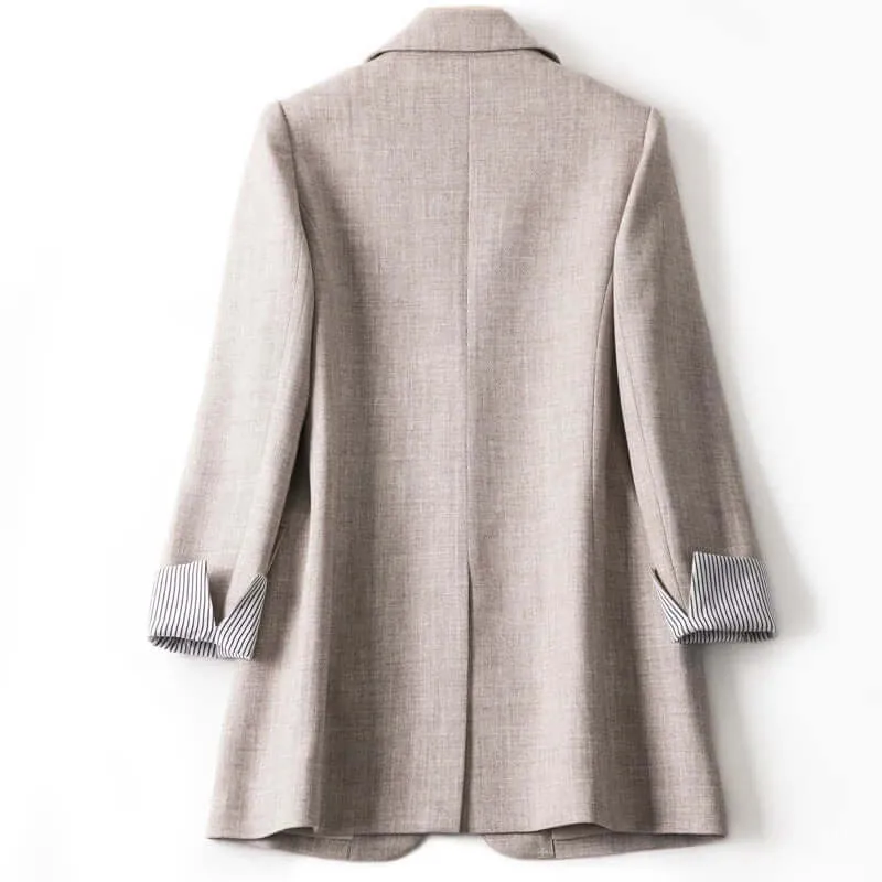 Women's Long Sleeve Casual Blazer: Tailored Fit, Versatile Style