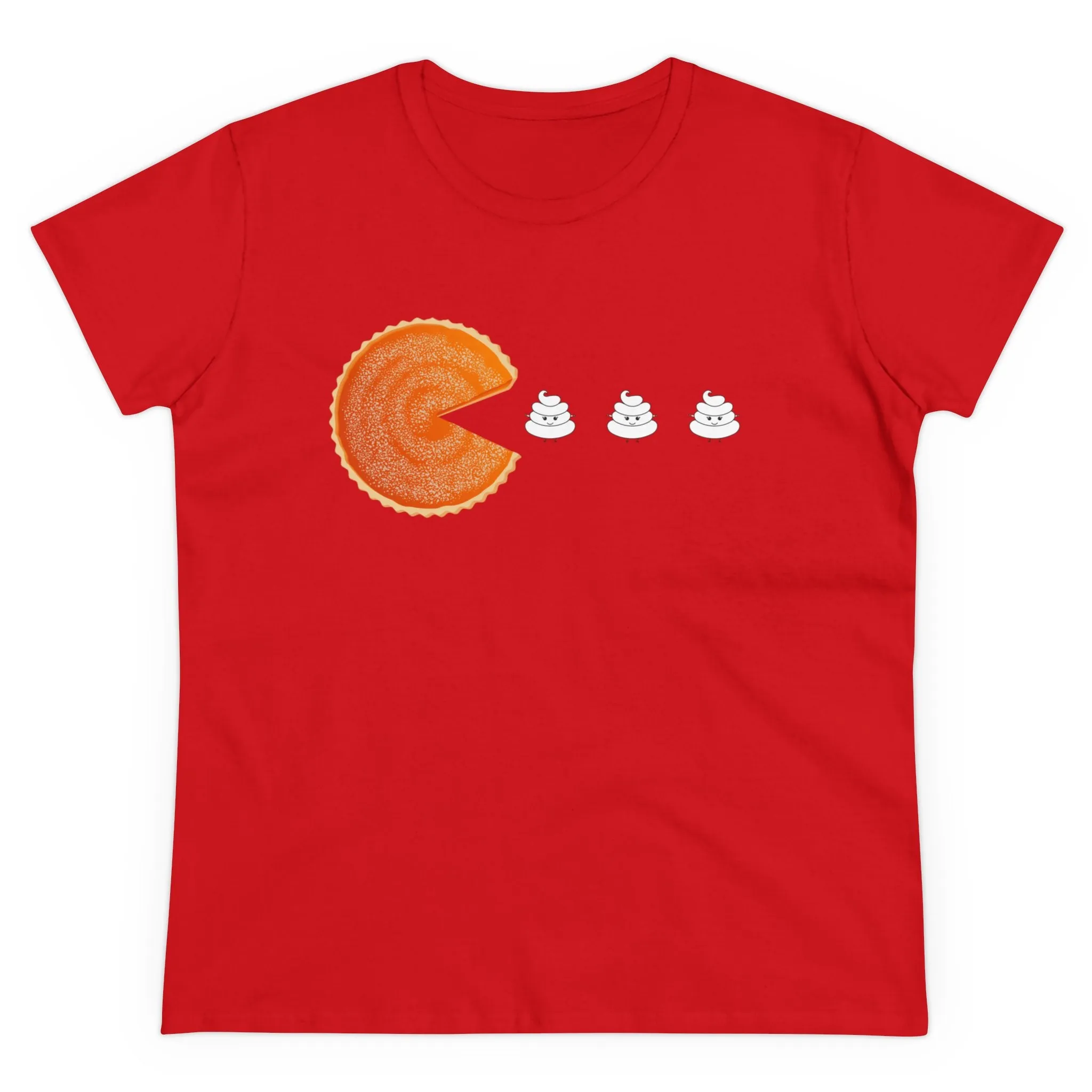 Women's Pac Man Fall Tee | Midweight Cotton Tee