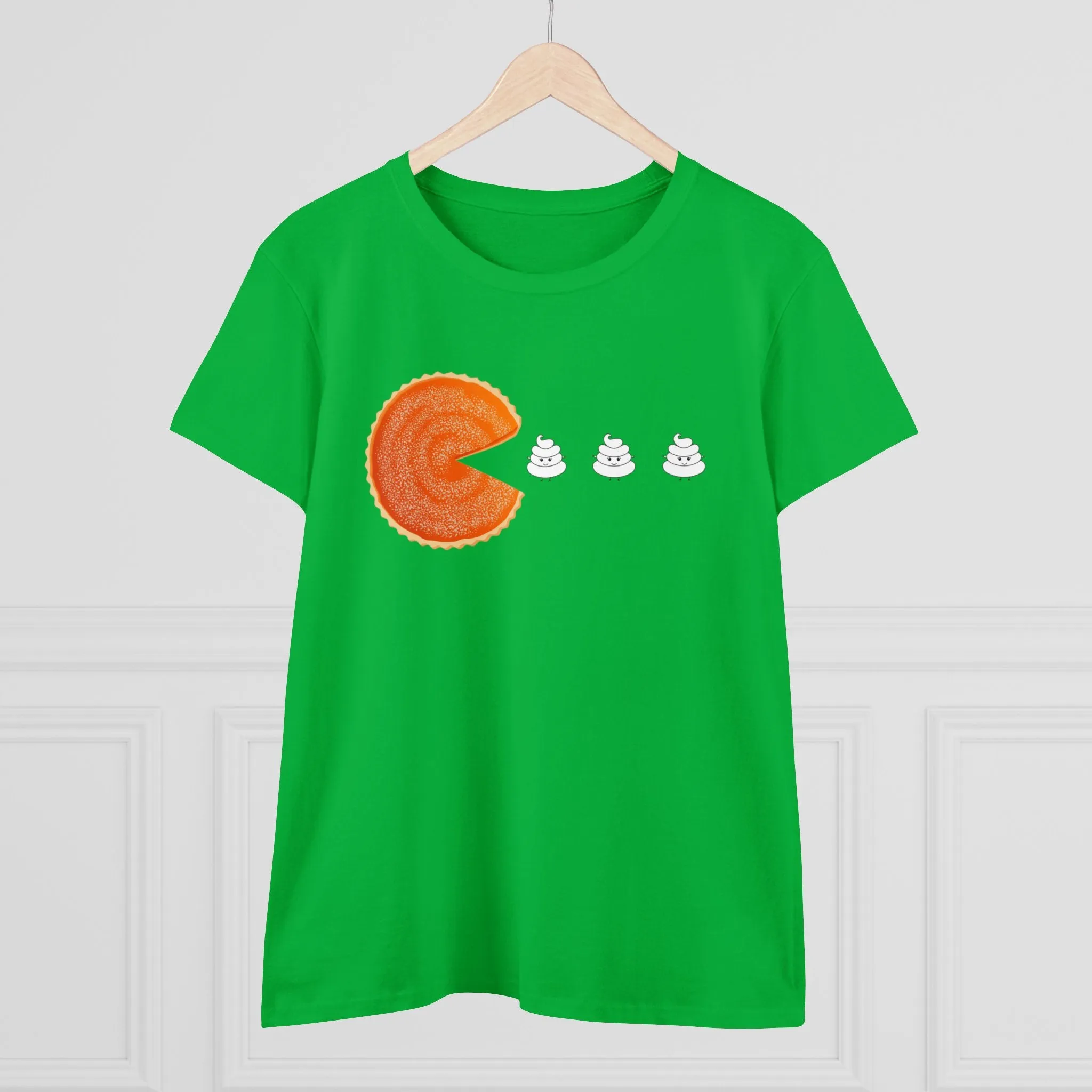 Women's Pac Man Fall Tee | Midweight Cotton Tee