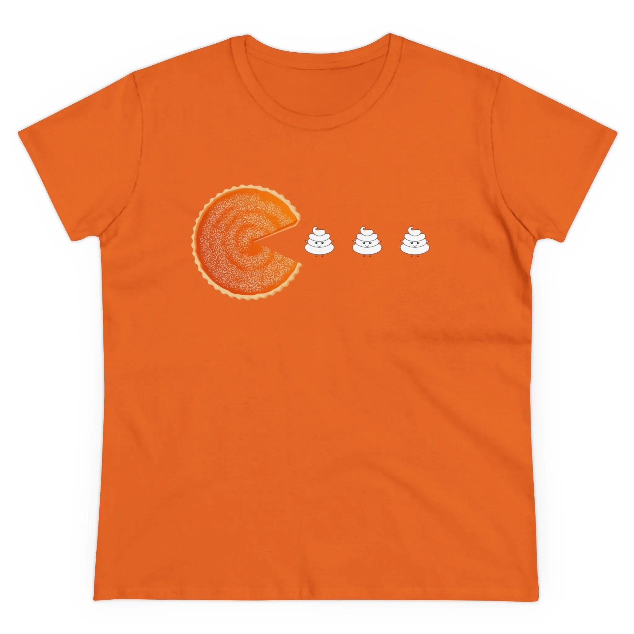 Women's Pac Man Fall Tee | Midweight Cotton Tee