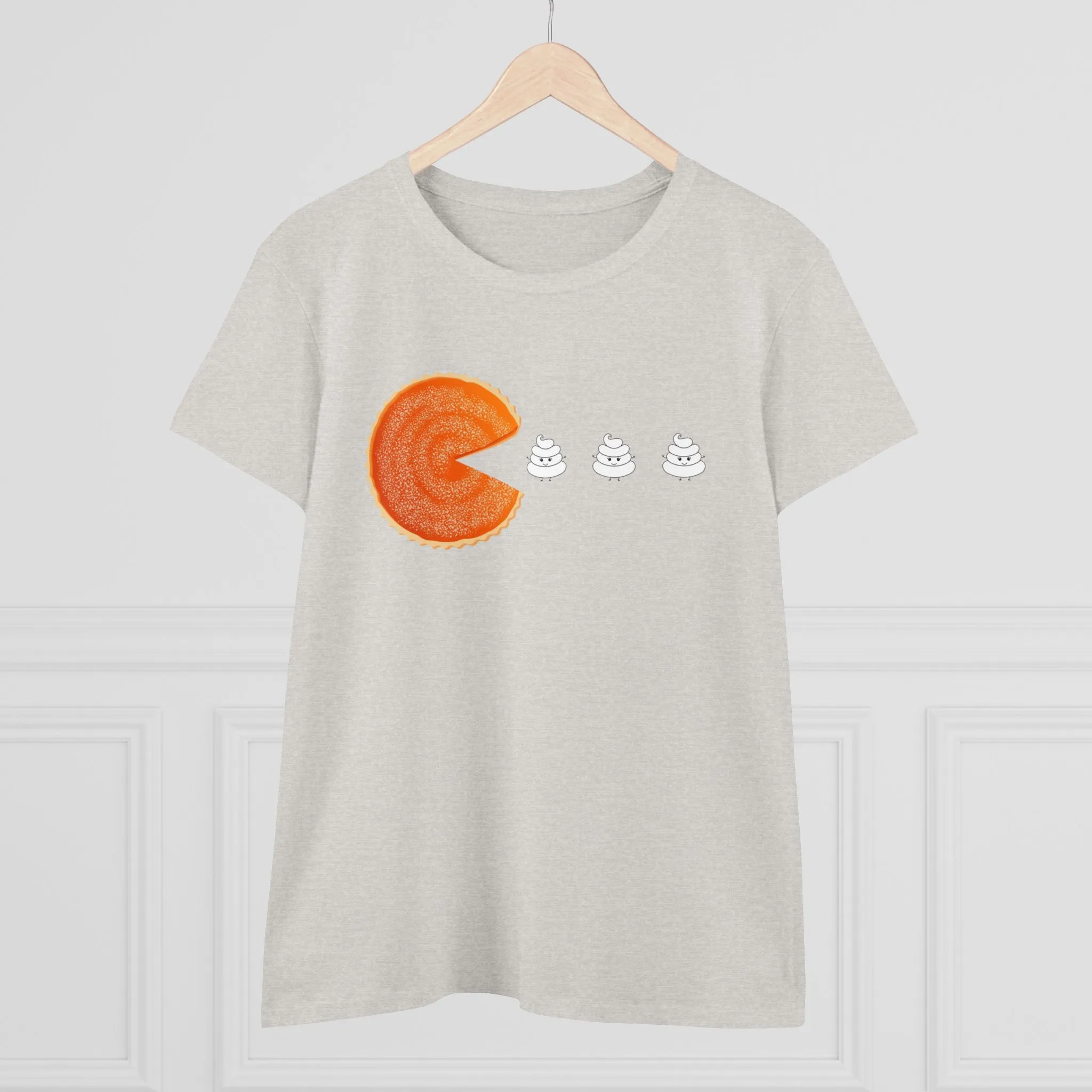 Women's Pac Man Fall Tee | Midweight Cotton Tee