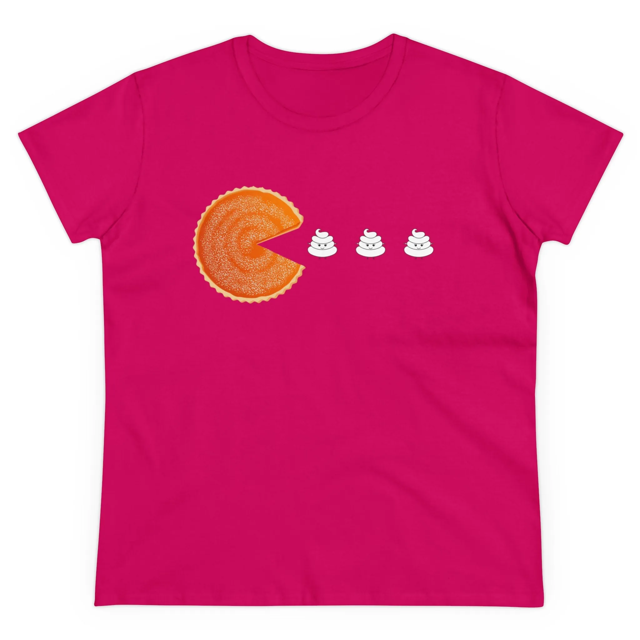 Women's Pac Man Fall Tee | Midweight Cotton Tee