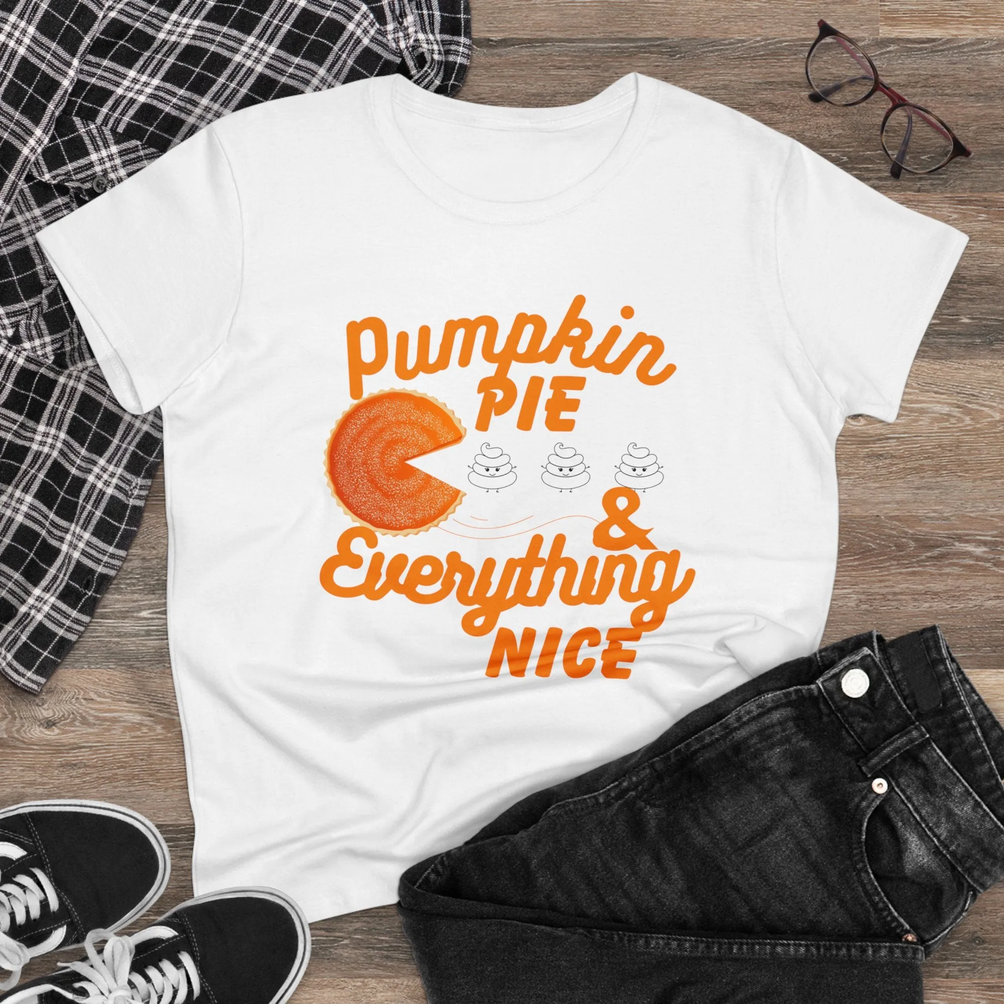 Women's Pumpkin Spice & Everything Nice | Midweight Cotton Tee