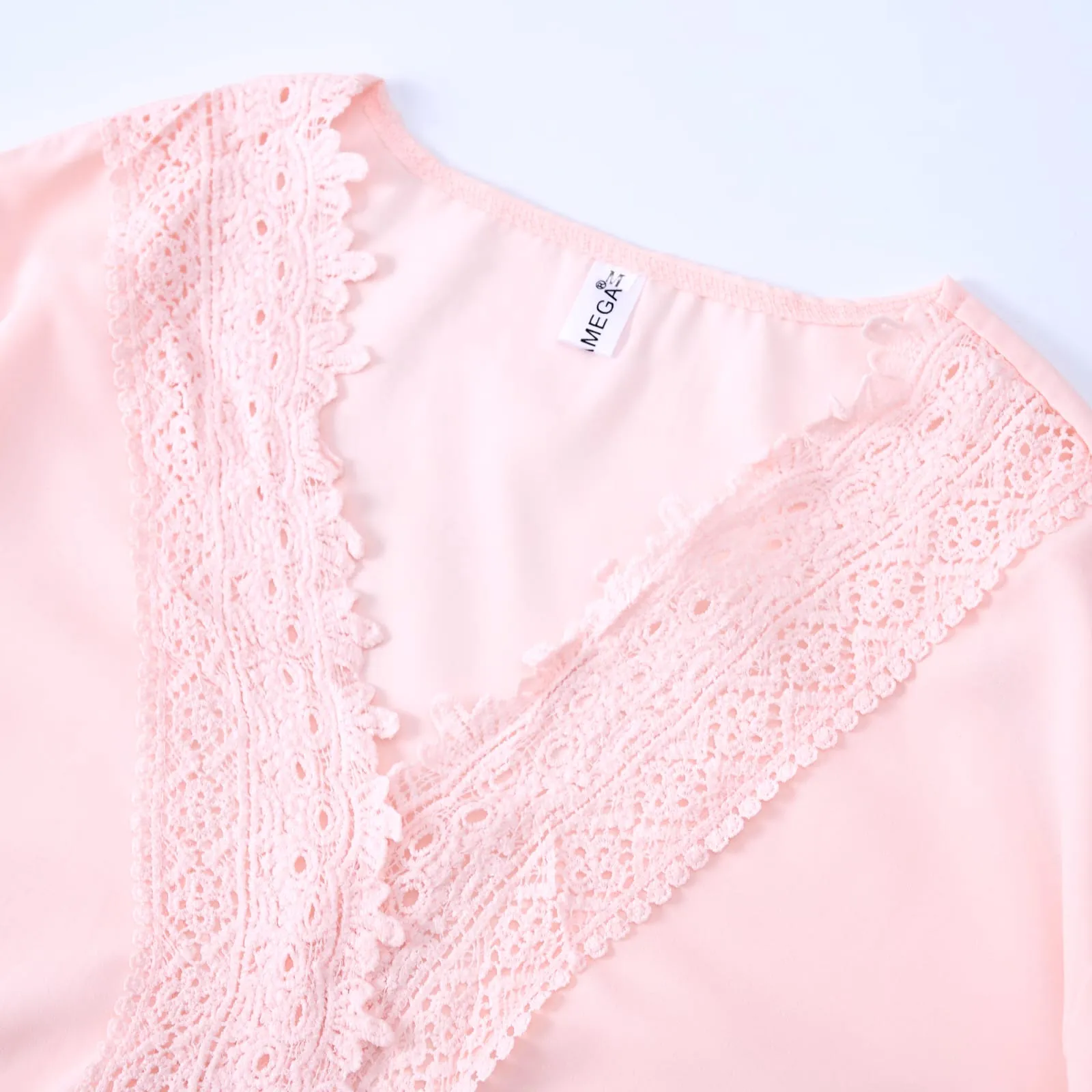 Women's Short Sleeve Solid Color Shirts & Blouses 229249 - M